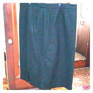 Wool Blend Skirt